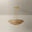 Troy Lighting Ollie 3Lt Pendant, Gold Leaf/Light Natural Wicker