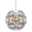 Troy Lighting Salix 16 Light Chandelier, Patina Brass/Smoke - F1534-PBR