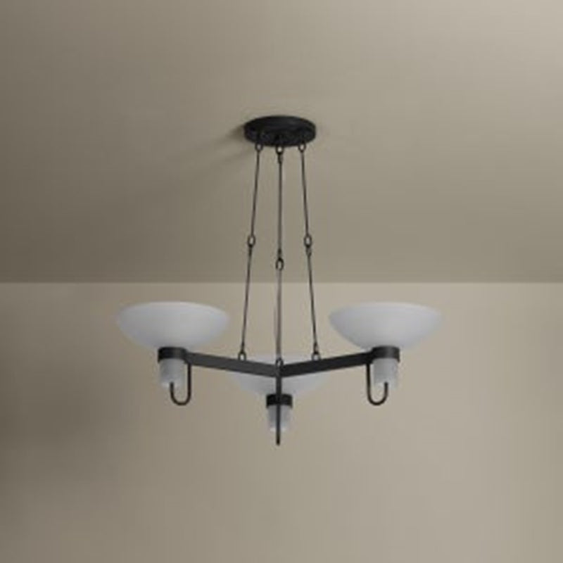 Troy Lighting Arturo 3Lt Chandelier, Textured Bronze/Etched Matte
