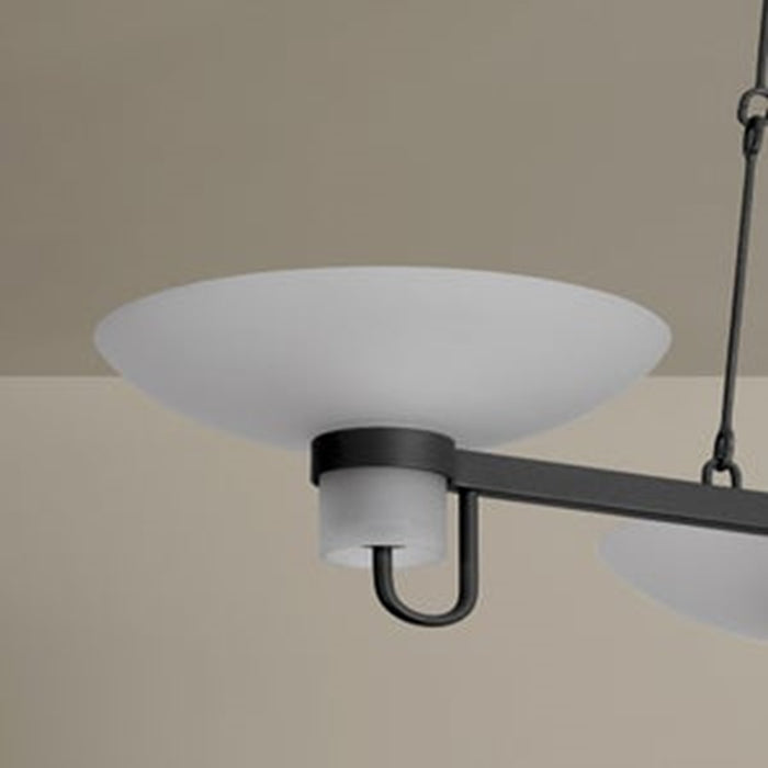 Troy Lighting Arturo 3Lt Chandelier, Textured Bronze/Etched Matte