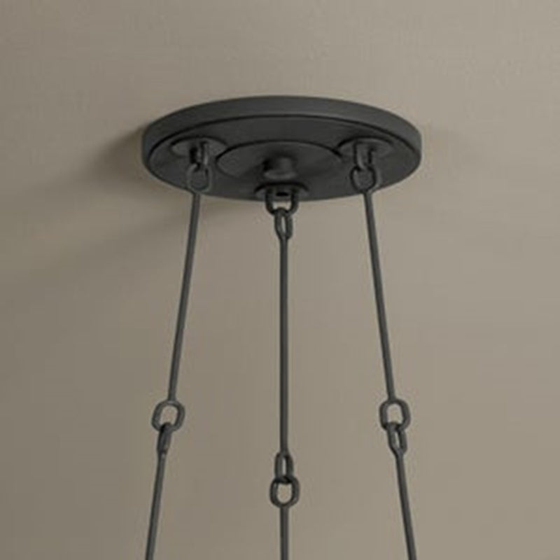 Troy Lighting Arturo 3Lt Chandelier, Textured Bronze/Etched Matte