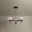 Troy Lighting Arturo 3Lt Chandelier, Textured Bronze/Etched Matte