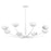 Troy Lighting Arcata 8 Light Chandelier, Vintage Gold Leaf - F2048-VGL