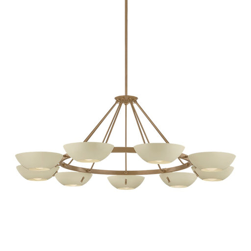 Troy Lighting Alturas 9 Light Chandelier, Patina Brass - F2155-PBR-SSD