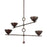Troy Lighting Vishal 4 Light Chandelier, Black Patina Gold - F2338-BPG