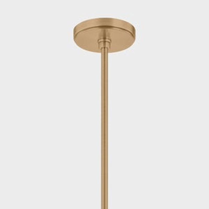 Troy Lighting Harvey 5Lt Chandelier, Patina Brass/Ombre Topaz