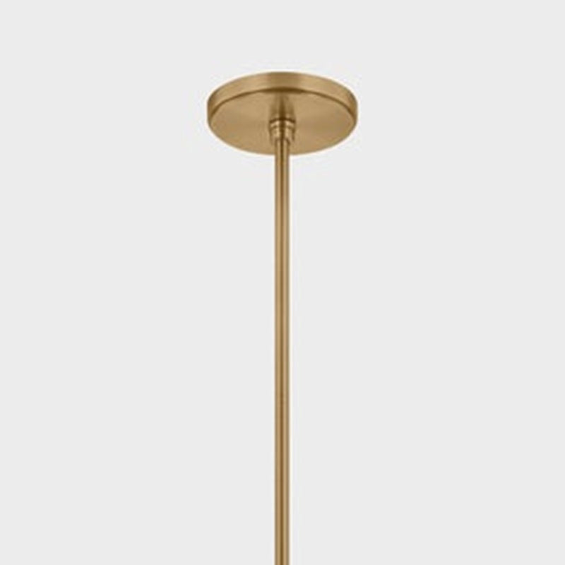 Troy Lighting Harvey 7Lt Chandelier, Patina Brass/Ombre Topaz