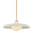 Troy Lighting Gustavo 1Lt 28" Pendant, Patina Brass/Opal Glossy - F2628-PBR-OW