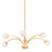 Troy Lighting Orinda 6 Light Chandelier, Gold Leaf/Seeded Opal - F2639-VGL