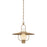 Troy Lighting Cahill 1 Light 20" Lantern, Patina Brass/Opal Seedy - F2720-PBR