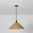 Troy Lighting Kenzo 1Lt 21" Pendant, Bronze Leaf/Natural Wicker