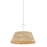 Troy Lighting Sequoia 1Lt 24" Pendant, Bronze/Natural Rattan - F2824-TBZH