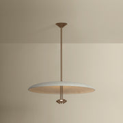 Troy Lighting Garth 3 Light 30"W Pendant, Patina Brass/Solite