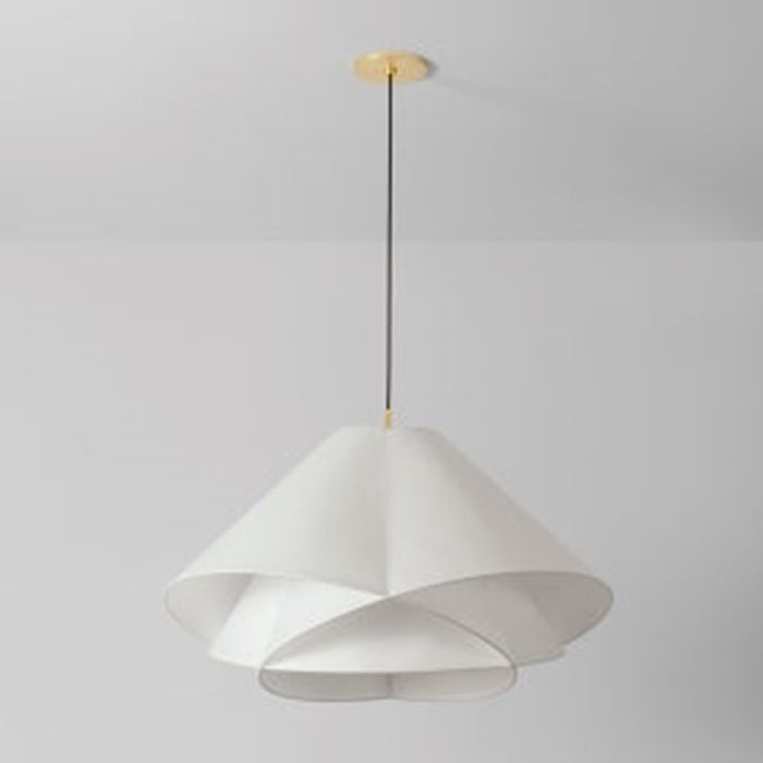 Troy Lighting Edna 1Lt 35" Pendant, Vintage Gold Leaf/Handmade Paper