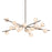 Troy Lighting Sonny 20 Light Chandelier, Bronze Leaf/Seeded Cloud - F2860-BRL
