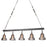 Troy Lighting Menlo Park 5 Light 5.75" Linear, Old Silver - F3138-OS