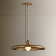 Troy Lighting Rainhill 1 Light Pendant, Patina Brass
