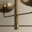 Troy Lighting August 4Lt Chandelier, Patina Brass/Ombre