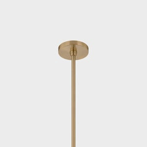 Troy Lighting August 6Lt Chandelier, Patina Brass/Ombre