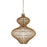 Troy Lighting Irvine 1Lt 20" Pendant, Patina Brass/Natural Rattan - F3820-PBR