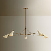 Troy Lighting Andersen 5Lt Chandelier, Patina Brass/Patina Brass
