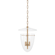 Troy Lighting Tully 3Lt Lantern, Patina Brass/Clear - F4414-PBR