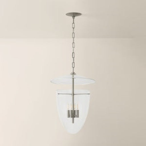 Troy Lighting Tully 3Lt Lantern, Vintage Pewter/Clear