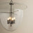 Troy Lighting Tully 4Lt Lantern, Patina Brass/Clear