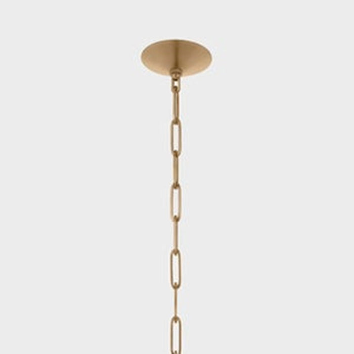 Troy Lighting Tully 4Lt Lantern, Patina Brass/Clear