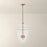 Troy Lighting Tully 4Lt Lantern, Patina Brass/Clear