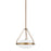 Troy Lighting Kade 1 Light 16" Pendant, Patina Brass/Opal Matte - F4516-PBR