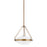 Troy Lighting Kade 1 Light 21" Pendant, Patina Brass/Opal Matte - F4521-PBR
