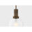 Troy Lighting Tobias 1 Light 12" Pendant, Bronze/Clear Inside Etched