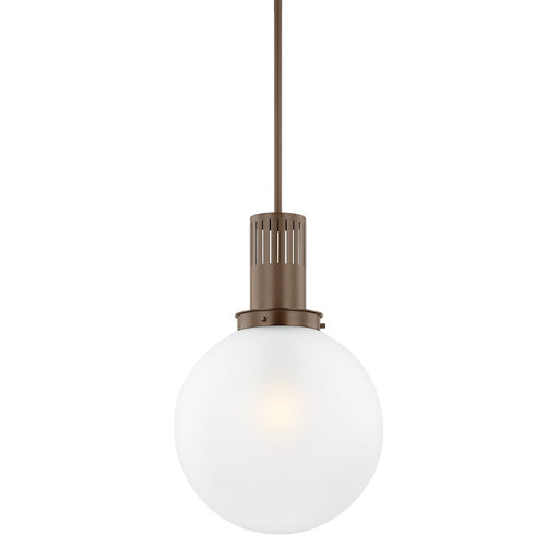 Troy Lighting Tobias 1 Light 16" Pendant, Bronze/Clear Inside Etched - F4616-BRZ