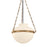 Troy Lighting Paradigm 1Lt 16" Pendant, Patina Brass/Opal Glossy - F5116-PBR