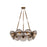 Troy Lighting Diego 9 Light Chandelier, Patina Gold Leaf/Piastre - F5436-PGL
