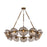 Troy Lighting Diego 12 Light Chandelier, Patina Gold Leaf/Piastre - F5448-PGL