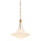 Troy Lighting Era 1Lt 14" Pendant, Patina Brass/Opal Glossy - F5714-PBR