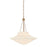 Troy Lighting Era 1Lt 18" Pendant, Patina Brass/Opal Glossy - F5718-PBR