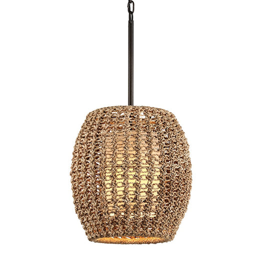 Troy Lighting Conga 1 Light Pendant, Tidepool Bronze