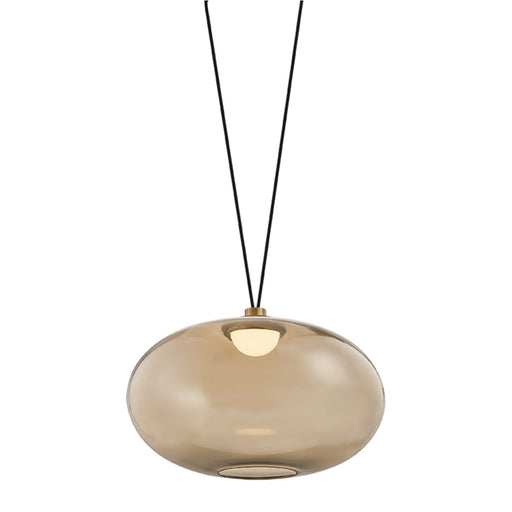 Troy Lighting Walz 1 Light 18"W Pendant, Patina Brass/Bronze