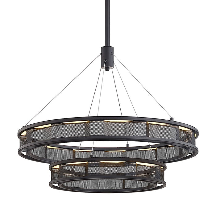 Troy Lighting Fuze 1 Light Small 2 Tier Pendant, Modern Bronze