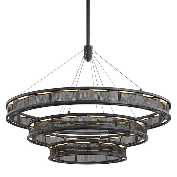 Troy Lighting Fuze 1 Light Small 2 Tier Pendant, Modern Bronze