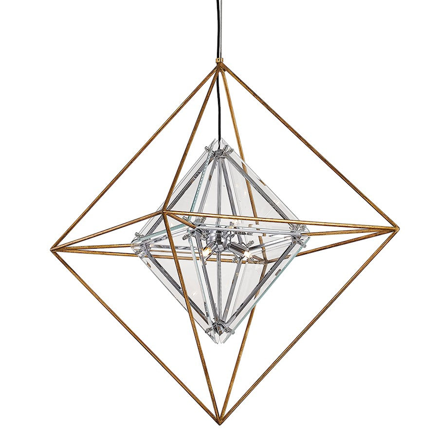 Troy Lighting Epic Pendant, Gold Leaf