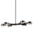 Troy Lighting Allisio 6Lt Linear Chandelier, Plated - F7336-TBK-BCR