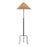 Troy Lighting Francisco 1 Light Floor Lamp, French Iron/Abaca - PFL5164-FRN