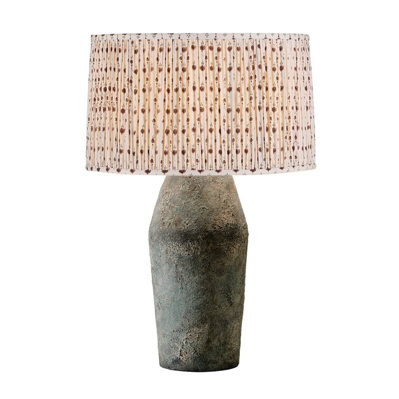 Troy Lighting Artifact 1 Light Table Lamp, Moonstone/Linen