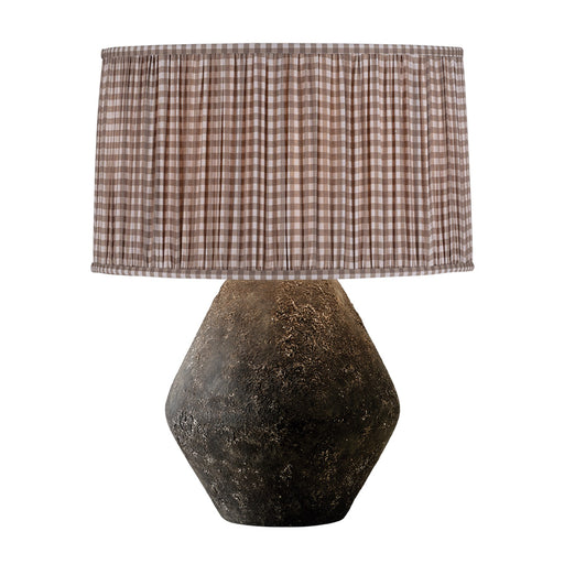 Troy Lighting Artifact 1 Light Table Lamp, Lava/Linen