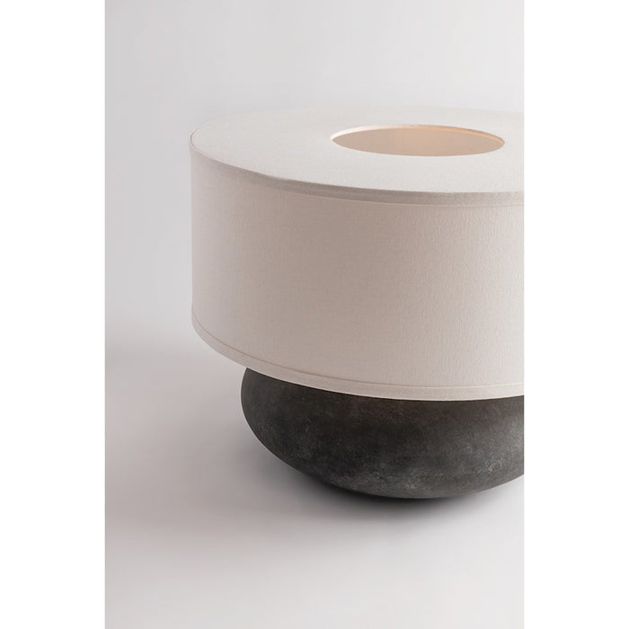 Troy Lighting Zen 1 Light Table Lamp, Graystone