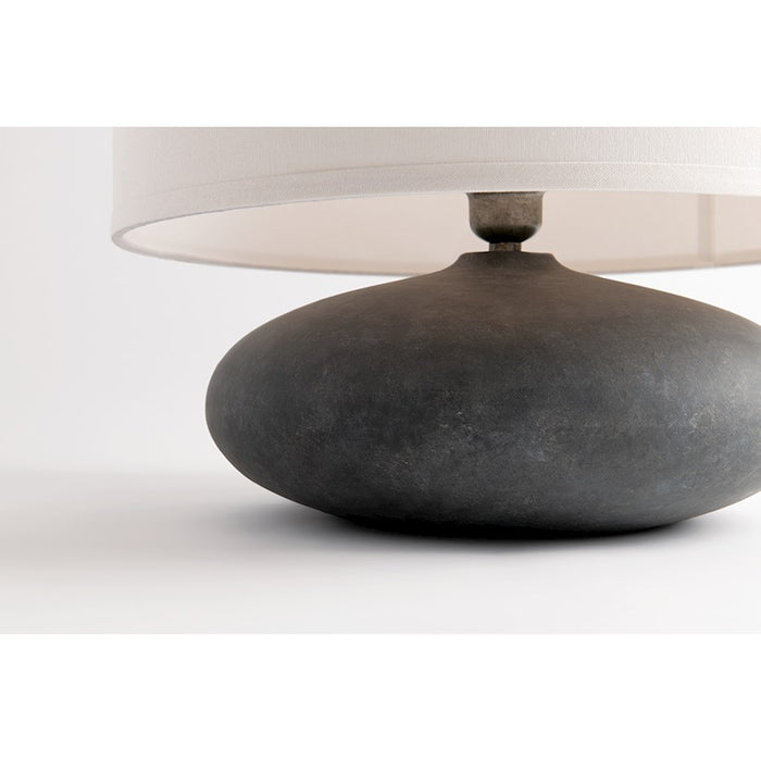 Troy Lighting Zen 1 Light Table Lamp, Graystone